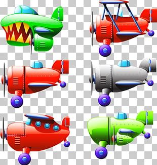 Airplane Aircraft Cartoon Illustration PNG