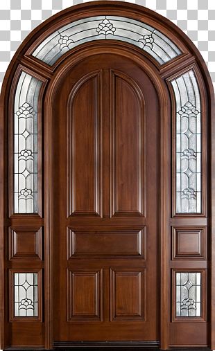 Window Door Solid Wood Mahogany PNG