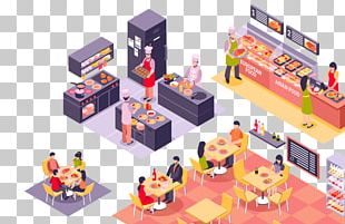 food court clipart