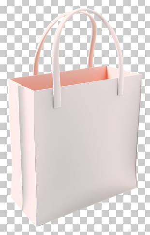 Shopping Bag - Plain White Shopping Bag Illustration PNG