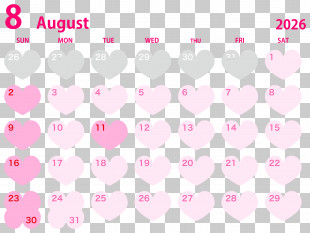 August 2026 Calendar August 2026 Calendar PNG