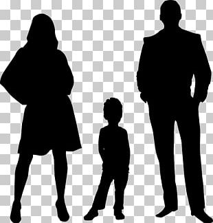 Family Silhouette Child PNG, Clipart, Black, Black And White, Child ...