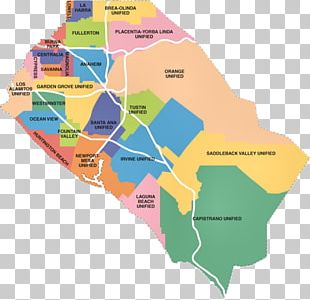 Laguna Niguel California State Map School District PNG