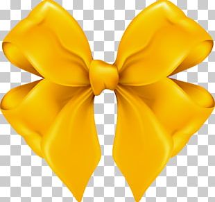 yellow bow clip art