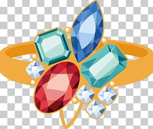 Gold Euclidean Gemstone Bitxi Jewellery PNG