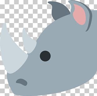 Rhinoceros Emoji Domain Discord PNG