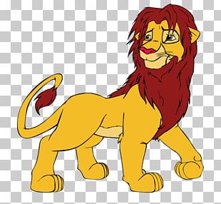 Lion Simba Mufasa Silhouette PNG, Clipart, Animals, Carnivoran, Chicken ...