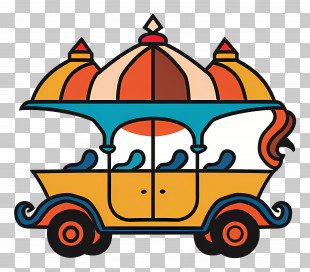 Rath Yatra - Colorful Vintage Carriage PNG
