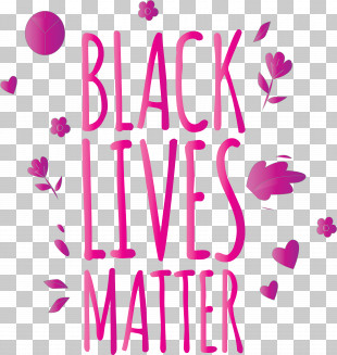 Black Lives Matter STOP RACISM PNG