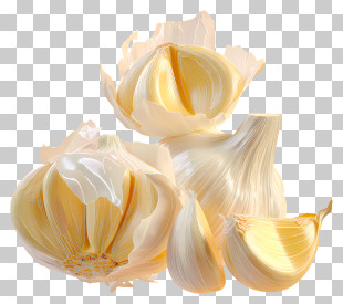 Garlic - Garlic Bulbs And Cloves PNG
