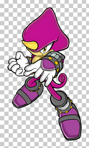 Espio The Chameleon - Purple Fictional Character PNG