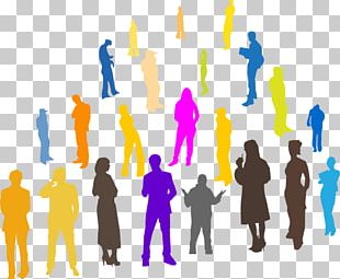 Social Media Audience Crowd Silhouette PNG, Clipart, Black And White ...