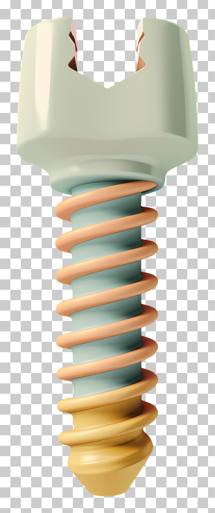 Screw - Colorful Screw Fastener PNG