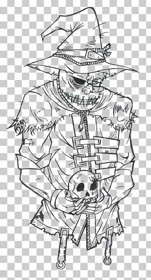 evil scarecrow sketch