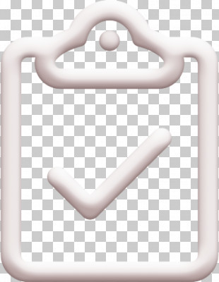 Clipboard Verification Outlined Sign Icon Interface Icon Universal Interface Icon PNG