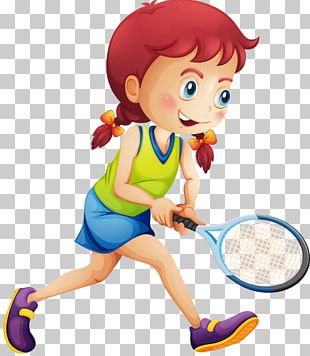 Tennis Girl Racket Illustration Png, Clipart, Area, Art, Baby Girl 