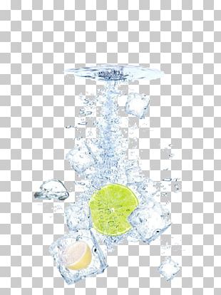 Cola Lemon Ice Cube PNG
