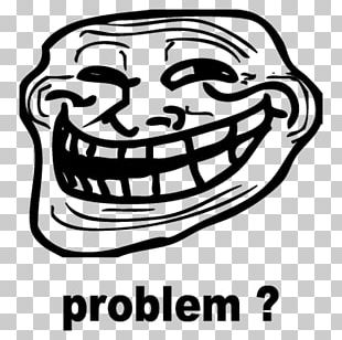Internet troll Internet meme, Trollface, laughing face meme sticker,  miscellaneous, face, food png