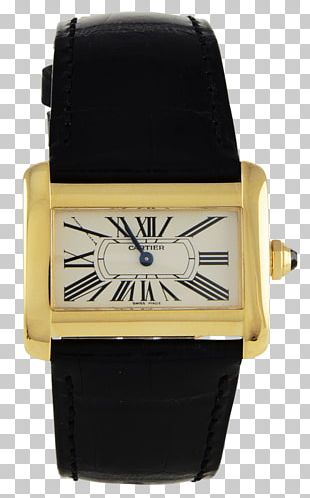 Watch Strap Cartier Tank Luxury Goods PNG