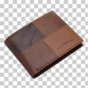 Wallet Handbag Brown Leather PNG