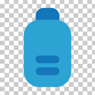 Battery - Blue Plastic Bottle PNG