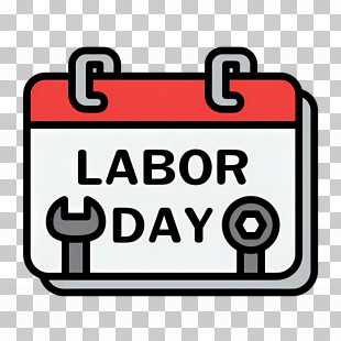 Happy Labor Day - Labor Day Calendar Icon PNG