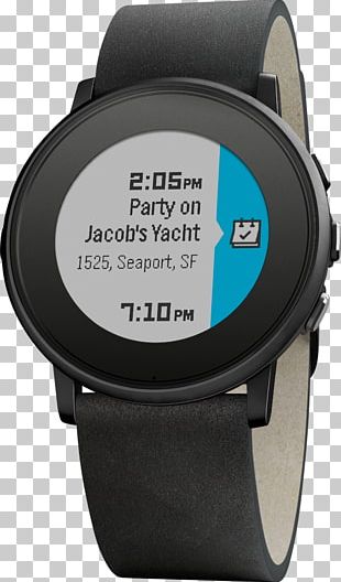 Pebble Time Round Smartwatch PNG