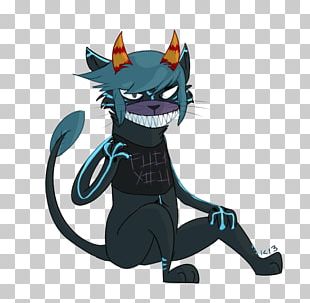 Cat Cartoon Legendary Creature Tail PNG