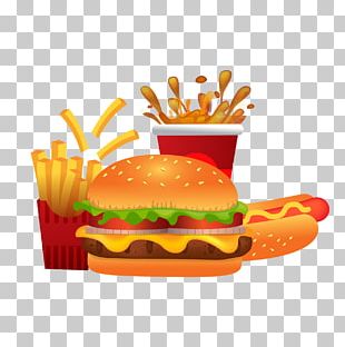 Hamburger Cheeseburger French Fries Fast Food Pizza PNG, Clipart ...