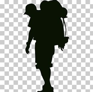 hiker silhouette png
