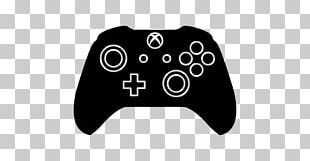 Black Xbox 360 Controller Xbox One Controller Game Controllers PNG ...