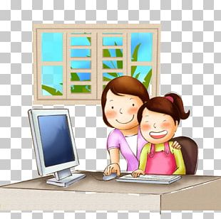 kids computer clipart