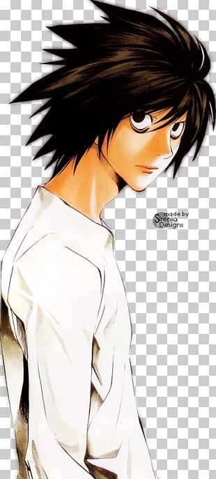 L Anime Death Note Near PNG, Clipart, Animated Film, Anime, Black Hair ...