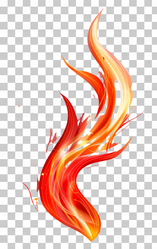 Flame - Abstract Flaming Fire Illustration PNG