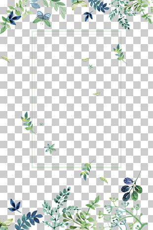 Green Flowers Border PNG, Clipart, Backgrounds, Border Clipart, Cartoon ...