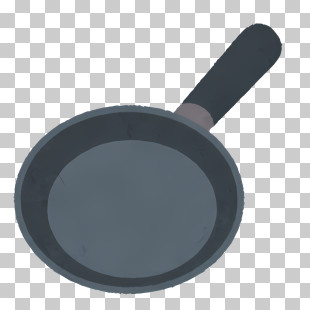 Cooking Frying Pan - Black Non-Stick Frying Pan With Handle PNG