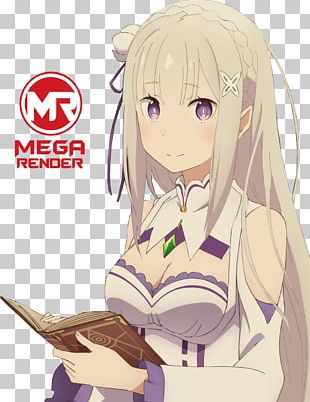 Anime Rendering Re:Zero − Starting Life in An World Isekai, Anime, cg  Artwork, black Hair png