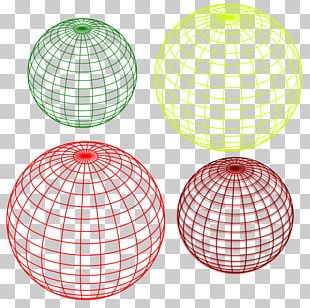 Globe Grid PNG
