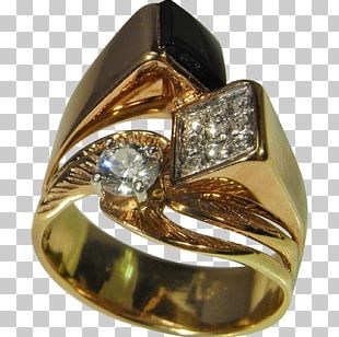 Diamond Wedding Ring Engagement Ring Gold PNG