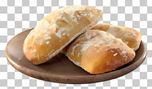 Ciabatta Bread - Freshly Baked Bread Rolls PNG