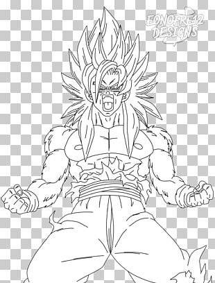 Goku Line Art Dragon Ball Super Saiya Black And White PNG, Clipart, Arm ...