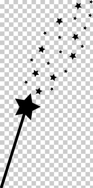 wand clipart black and white