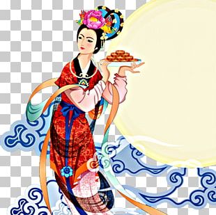 Mooncake Mid-Autumn Festival Chang'e PNG
