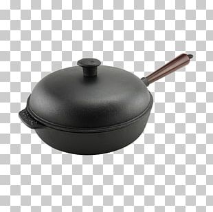 Cast Iron Frying Pan Lid Induction Cooking PNG
