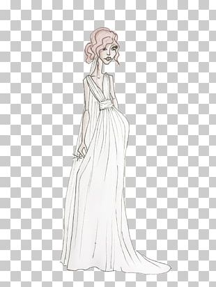 Drawing Fashion Design Character Line Art Outerwear / M PNG, Clipart