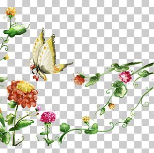 Butterfly Flower PNG
