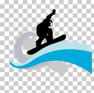 Snowboarding Silhouette Skiing Png, Clipart, Black And White, Decal 