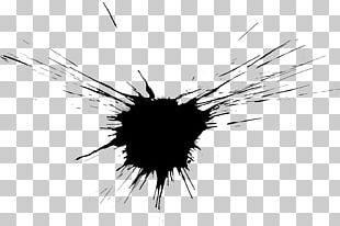 Ink Black And White PNG