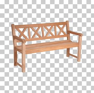 Bench Garden Furniture Mahogany PNG