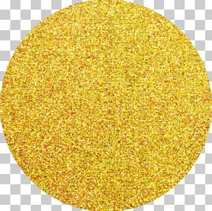 Yellow Gold Pigment Material Powder PNG
